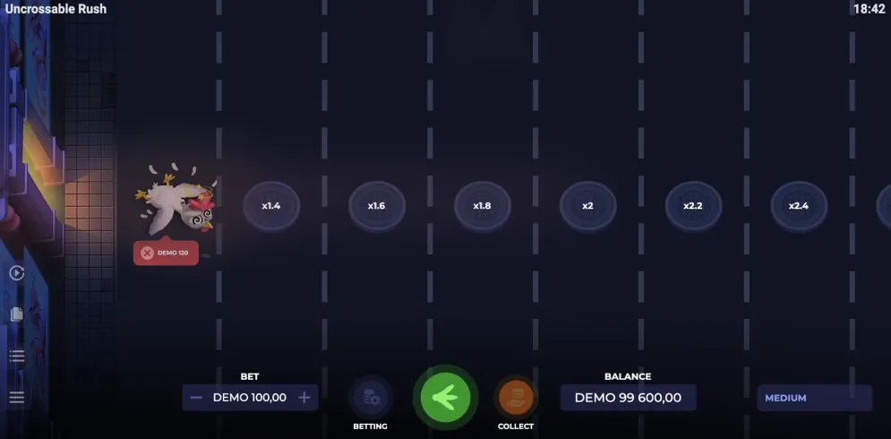 Uncrossable Rush