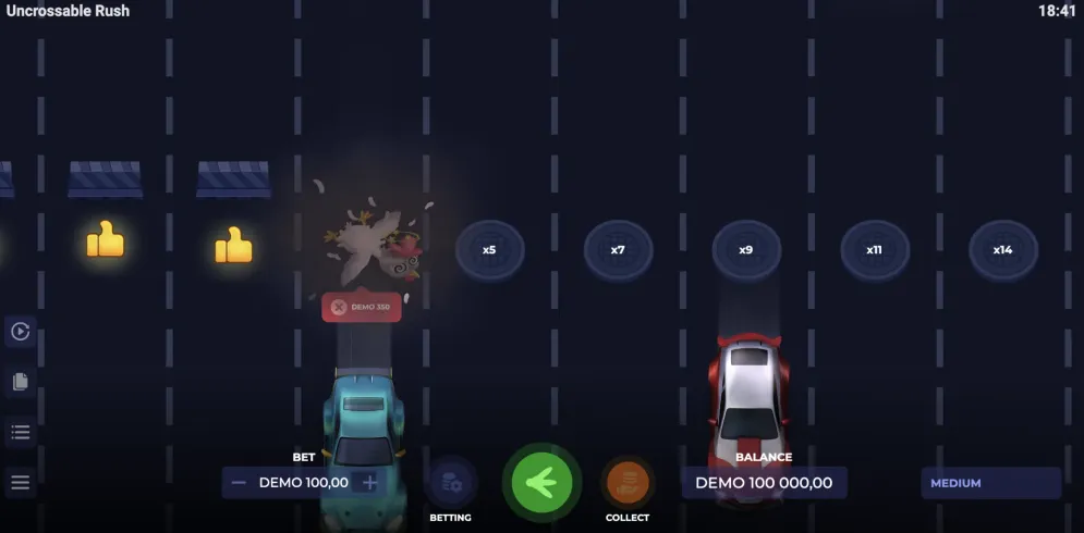 Uncrossable Rush